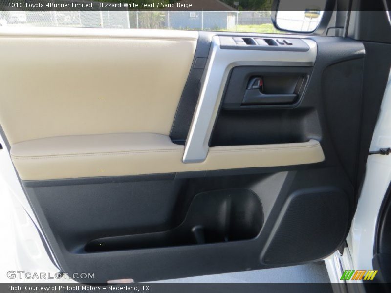 Blizzard White Pearl / Sand Beige 2010 Toyota 4Runner Limited
