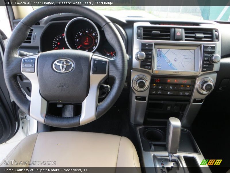 Blizzard White Pearl / Sand Beige 2010 Toyota 4Runner Limited