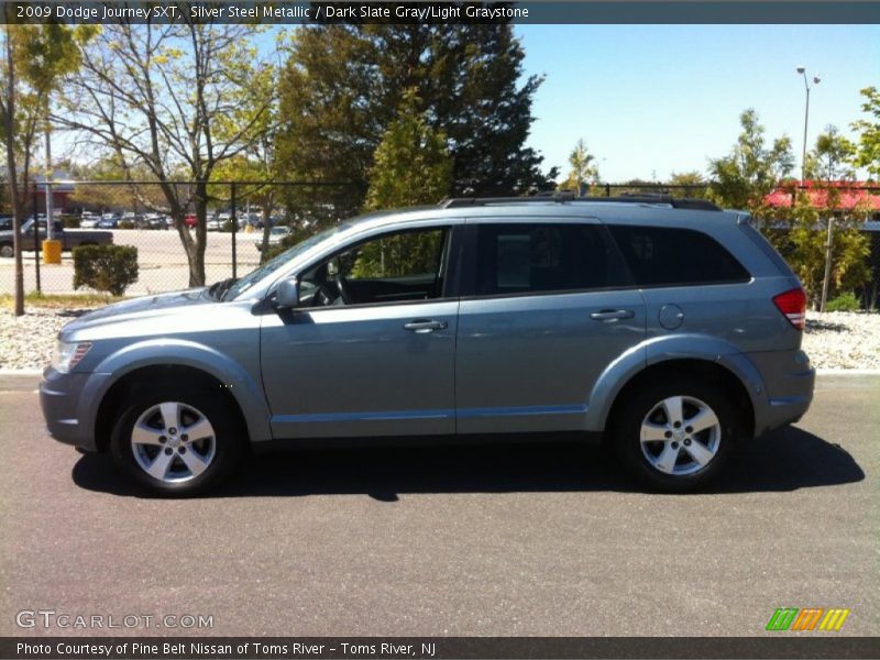 Silver Steel Metallic / Dark Slate Gray/Light Graystone 2009 Dodge Journey SXT