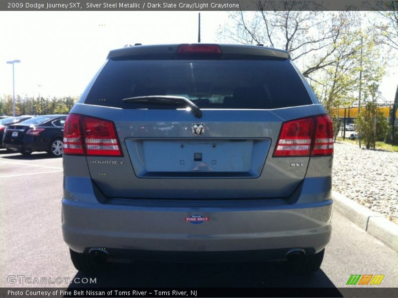 Silver Steel Metallic / Dark Slate Gray/Light Graystone 2009 Dodge Journey SXT