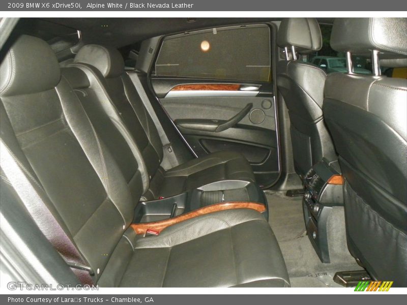 Alpine White / Black Nevada Leather 2009 BMW X6 xDrive50i