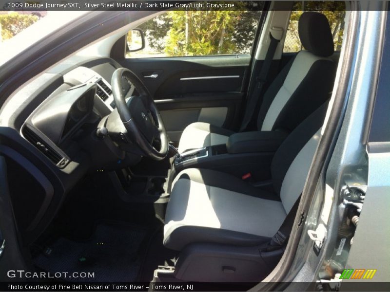 Silver Steel Metallic / Dark Slate Gray/Light Graystone 2009 Dodge Journey SXT