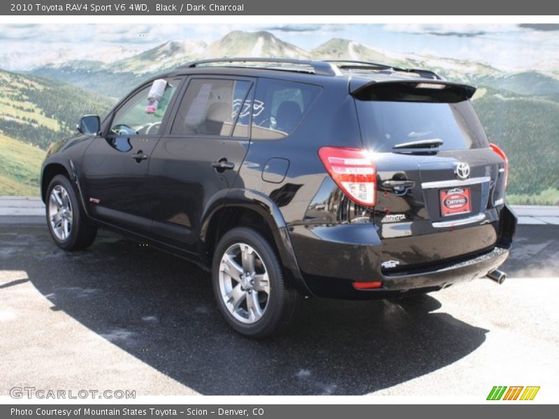 Black / Dark Charcoal 2010 Toyota RAV4 Sport V6 4WD