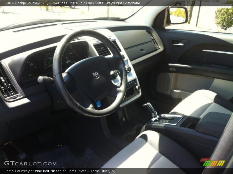 Silver Steel Metallic / Dark Slate Gray/Light Graystone 2009 Dodge Journey SXT