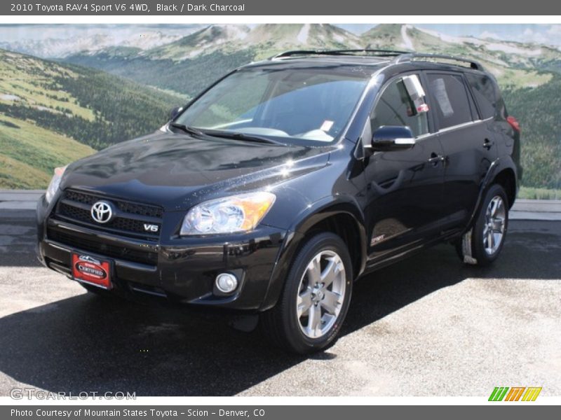 Black / Dark Charcoal 2010 Toyota RAV4 Sport V6 4WD