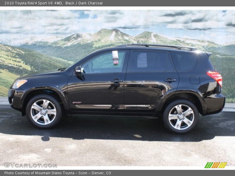 Black / Dark Charcoal 2010 Toyota RAV4 Sport V6 4WD