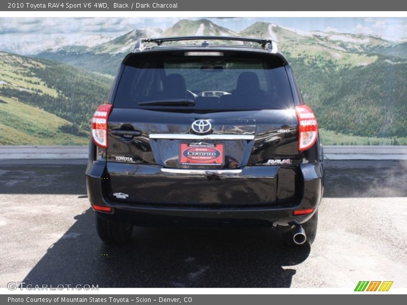 Black / Dark Charcoal 2010 Toyota RAV4 Sport V6 4WD