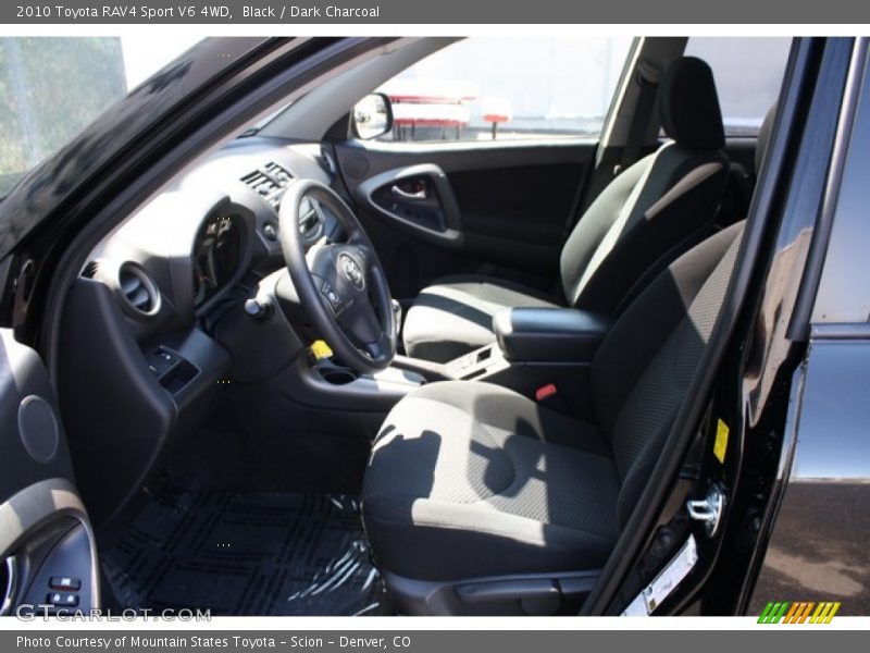Black / Dark Charcoal 2010 Toyota RAV4 Sport V6 4WD