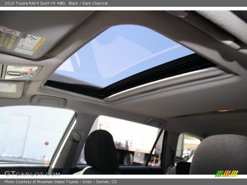 Black / Dark Charcoal 2010 Toyota RAV4 Sport V6 4WD