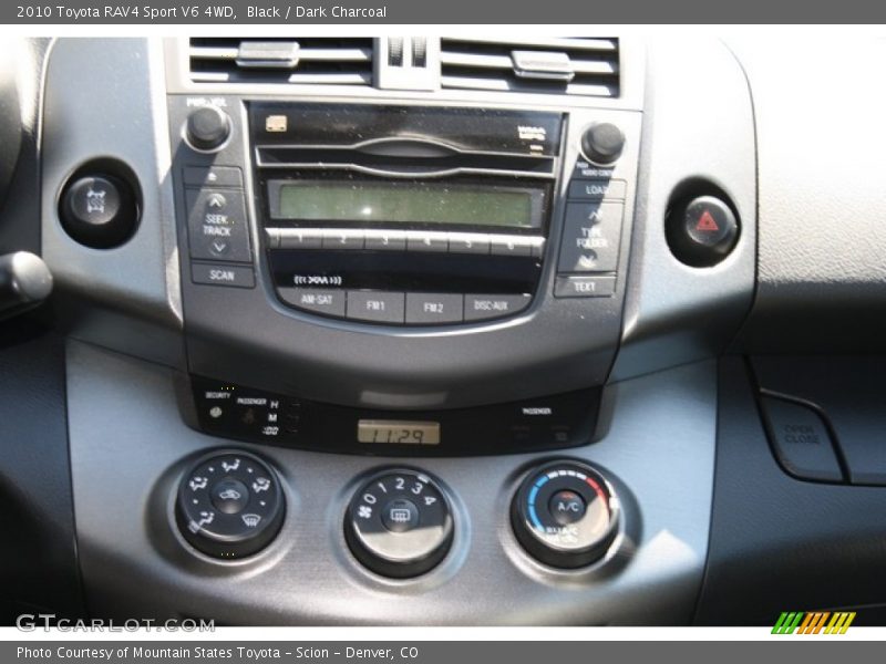 Black / Dark Charcoal 2010 Toyota RAV4 Sport V6 4WD