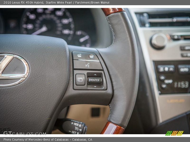 Controls of 2010 RX 450h Hybrid