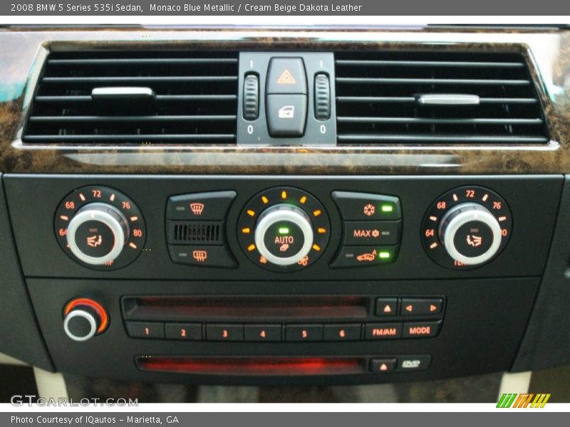 Controls of 2008 5 Series 535i Sedan
