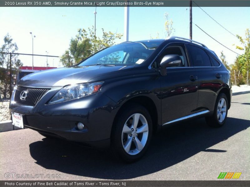 Smokey Granite Mica / Light Gray/Espresso Birds-Eye Maple 2010 Lexus RX 350 AWD
