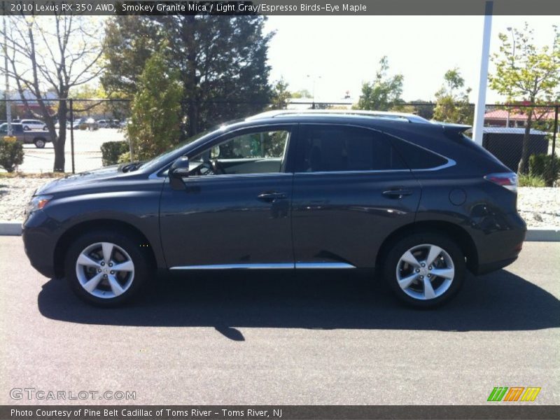 Smokey Granite Mica / Light Gray/Espresso Birds-Eye Maple 2010 Lexus RX 350 AWD