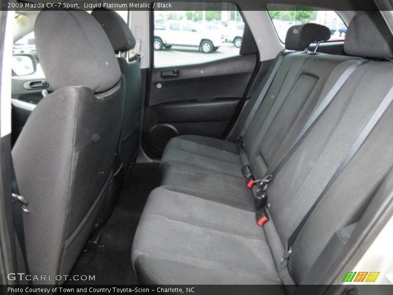 Liquid Platinum Metallic / Black 2009 Mazda CX-7 Sport