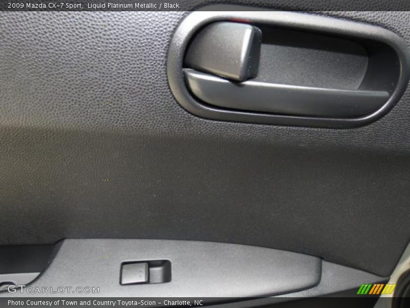 Liquid Platinum Metallic / Black 2009 Mazda CX-7 Sport