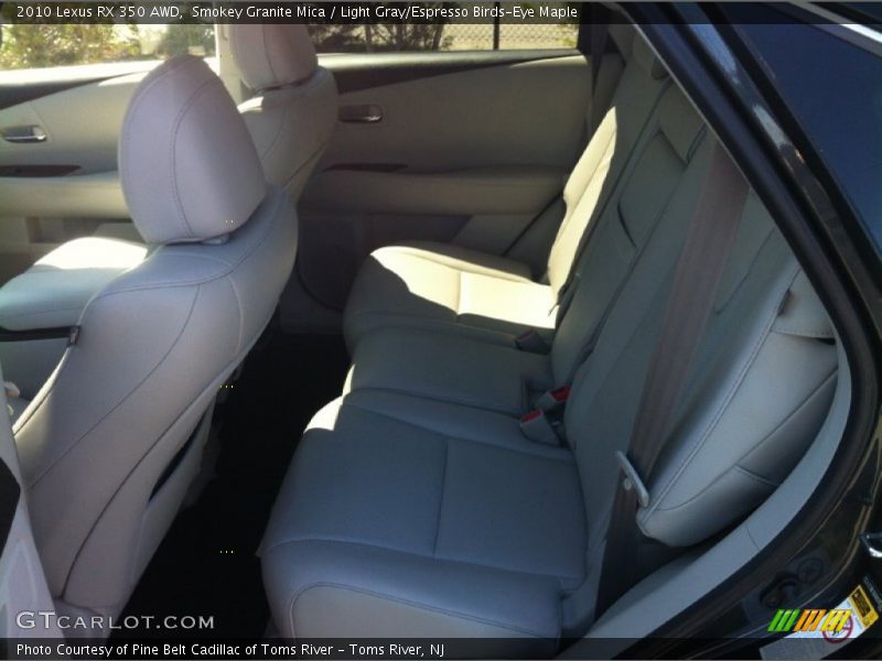 Smokey Granite Mica / Light Gray/Espresso Birds-Eye Maple 2010 Lexus RX 350 AWD