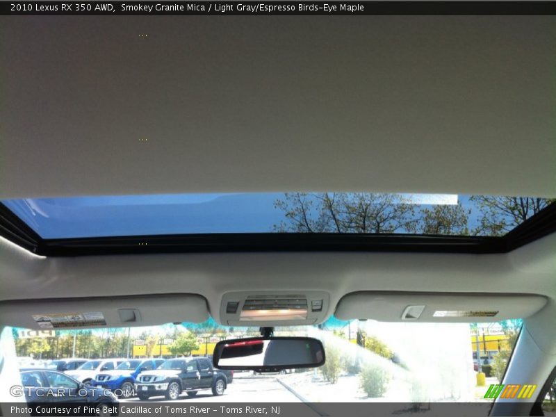 Smokey Granite Mica / Light Gray/Espresso Birds-Eye Maple 2010 Lexus RX 350 AWD