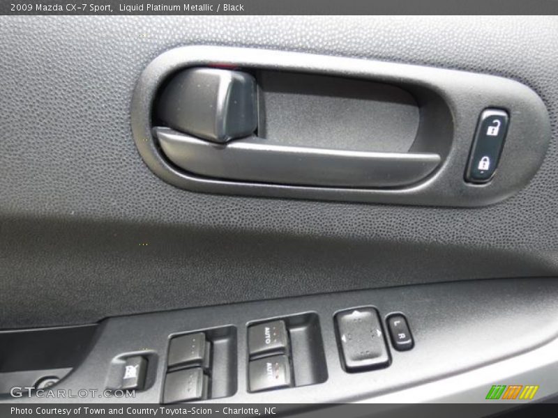 Liquid Platinum Metallic / Black 2009 Mazda CX-7 Sport