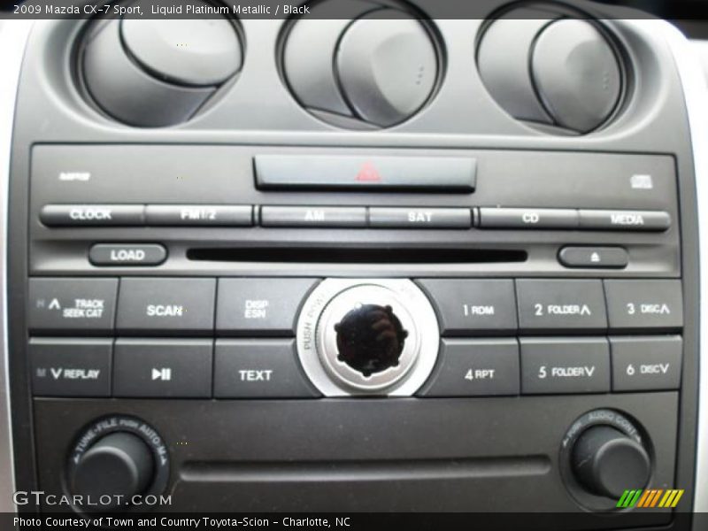 Liquid Platinum Metallic / Black 2009 Mazda CX-7 Sport