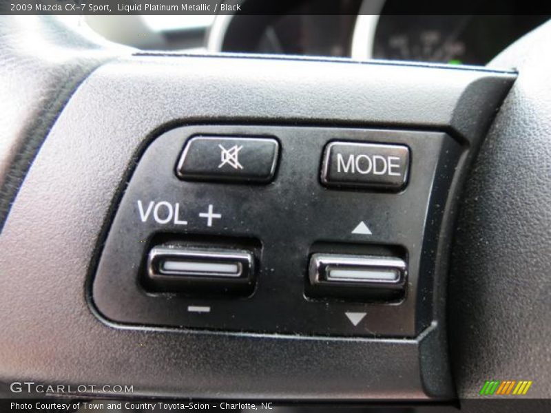 Liquid Platinum Metallic / Black 2009 Mazda CX-7 Sport