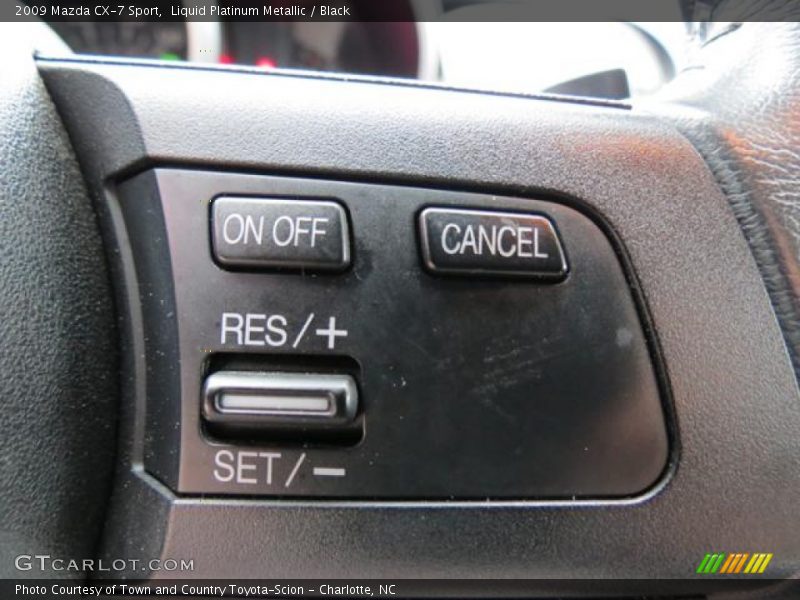 Liquid Platinum Metallic / Black 2009 Mazda CX-7 Sport