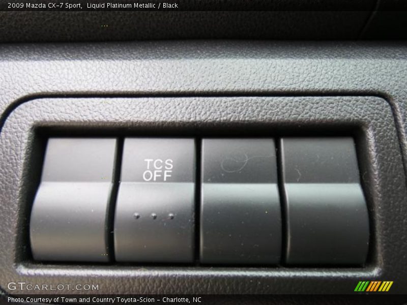 Liquid Platinum Metallic / Black 2009 Mazda CX-7 Sport