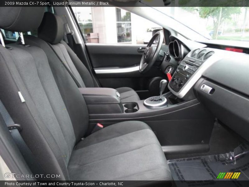 Liquid Platinum Metallic / Black 2009 Mazda CX-7 Sport