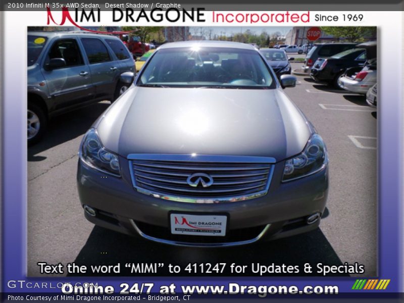 Desert Shadow / Graphite 2010 Infiniti M 35x AWD Sedan