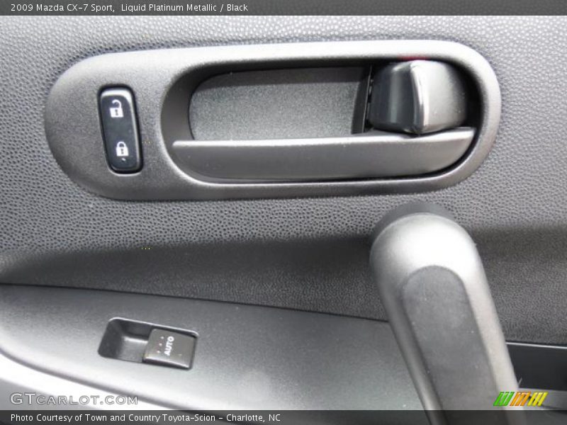 Liquid Platinum Metallic / Black 2009 Mazda CX-7 Sport