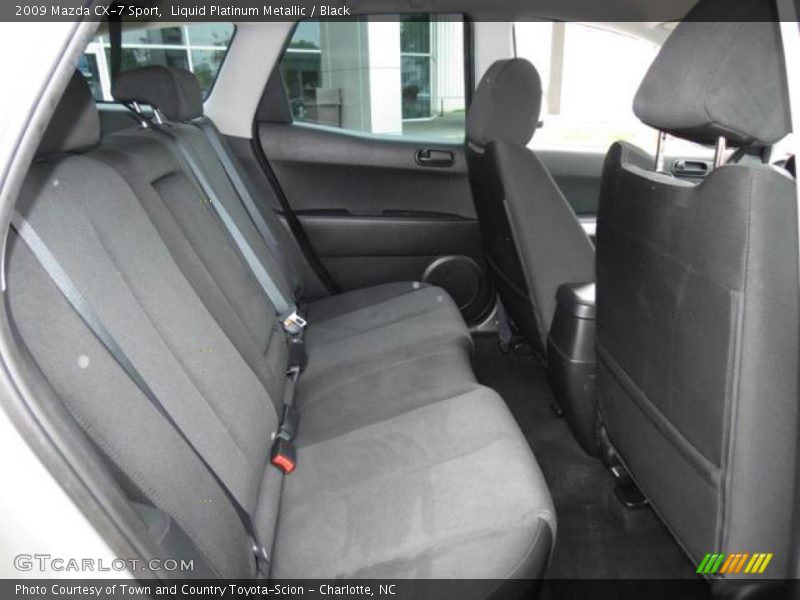 Liquid Platinum Metallic / Black 2009 Mazda CX-7 Sport