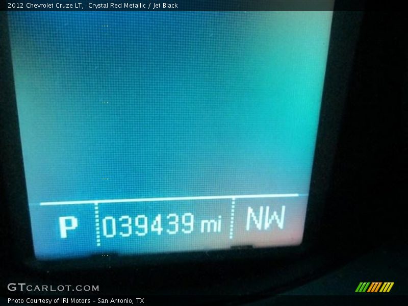 Crystal Red Metallic / Jet Black 2012 Chevrolet Cruze LT
