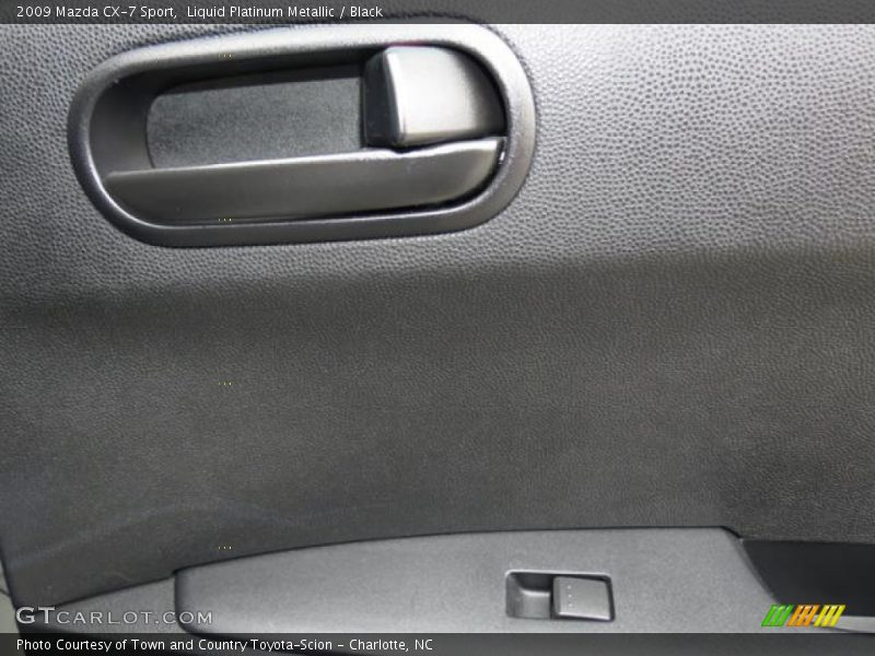 Liquid Platinum Metallic / Black 2009 Mazda CX-7 Sport