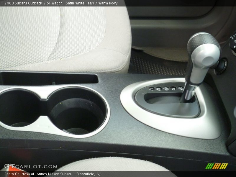 Satin White Pearl / Warm Ivory 2008 Subaru Outback 2.5i Wagon
