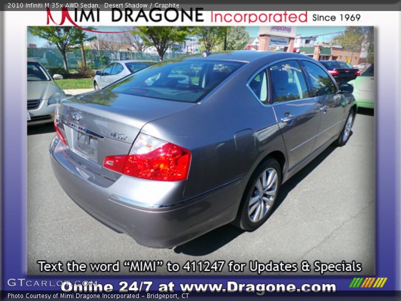 Desert Shadow / Graphite 2010 Infiniti M 35x AWD Sedan