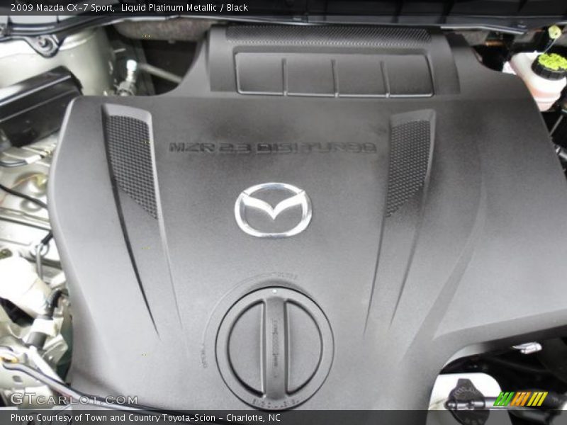 Liquid Platinum Metallic / Black 2009 Mazda CX-7 Sport