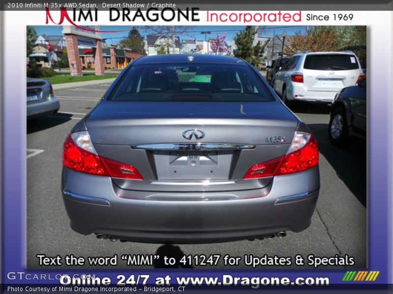 Desert Shadow / Graphite 2010 Infiniti M 35x AWD Sedan