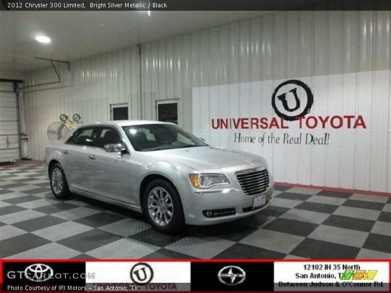 Bright Silver Metallic / Black 2012 Chrysler 300 Limited