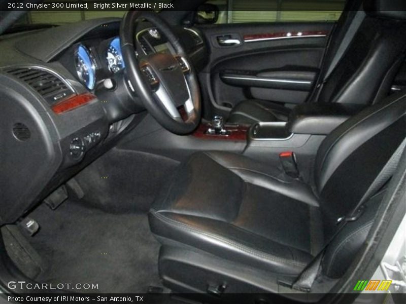 Bright Silver Metallic / Black 2012 Chrysler 300 Limited