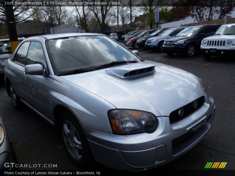 Platinum Silver Metallic / Black 2005 Subaru Impreza 2.5 RS Sedan
