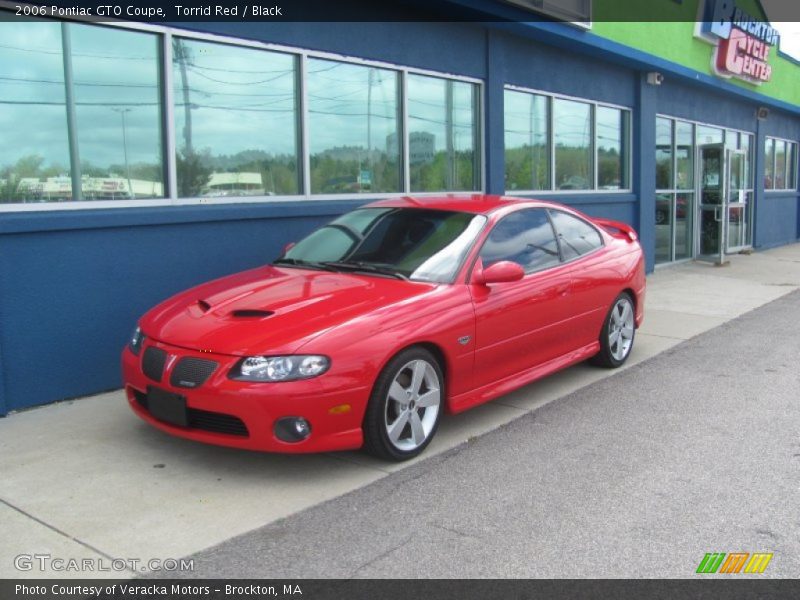 Torrid Red / Black 2006 Pontiac GTO Coupe