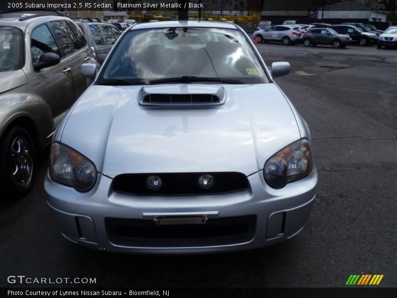 Platinum Silver Metallic / Black 2005 Subaru Impreza 2.5 RS Sedan