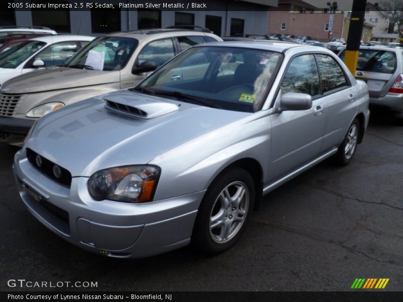 Platinum Silver Metallic / Black 2005 Subaru Impreza 2.5 RS Sedan