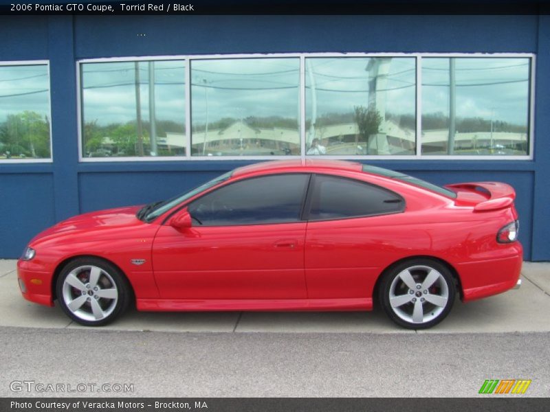 Torrid Red / Black 2006 Pontiac GTO Coupe