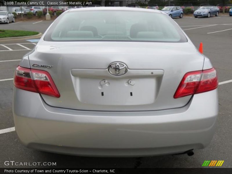 Classic Silver Metallic / Ash 2008 Toyota Camry CE