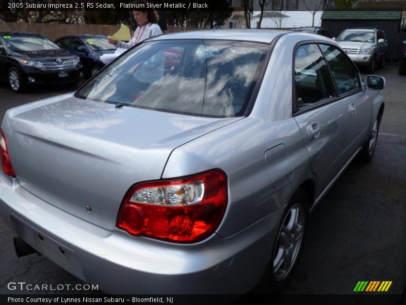Platinum Silver Metallic / Black 2005 Subaru Impreza 2.5 RS Sedan