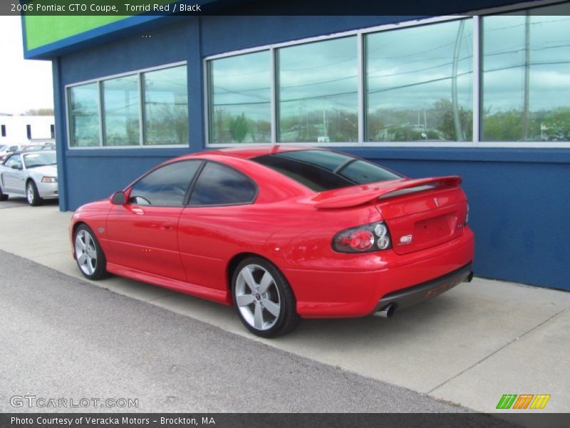 Torrid Red / Black 2006 Pontiac GTO Coupe