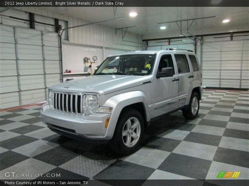 Bright Silver Metallic / Dark Slate Gray 2012 Jeep Liberty Limited