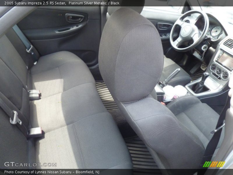 Platinum Silver Metallic / Black 2005 Subaru Impreza 2.5 RS Sedan