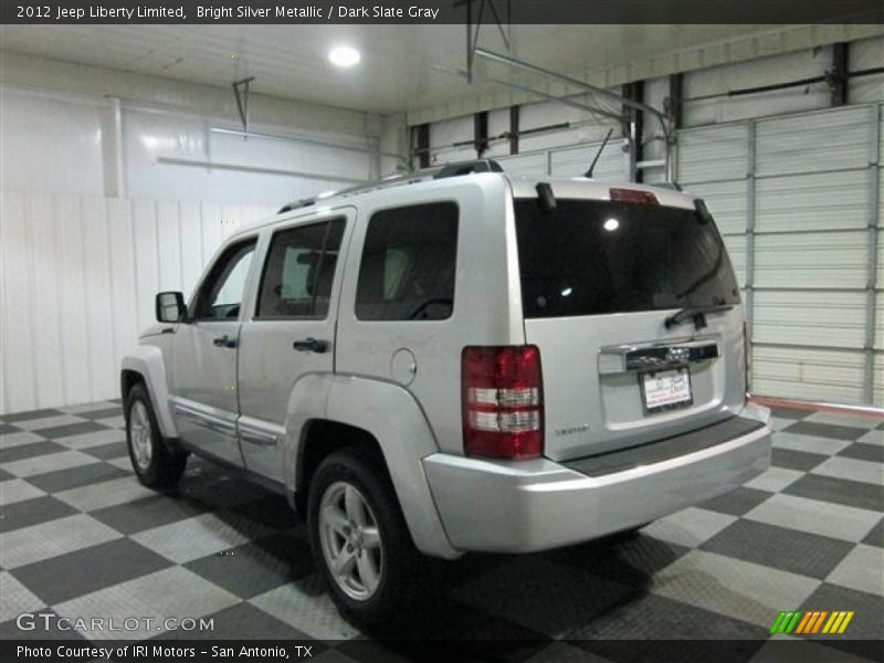 Bright Silver Metallic / Dark Slate Gray 2012 Jeep Liberty Limited